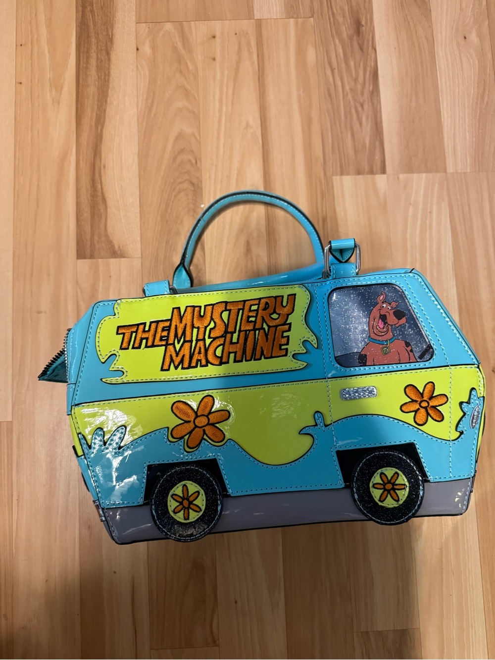 Dolls Kill Scooby-Doo Mystery Machine Satchel - Blue & Yellow - Picture 3 of 7